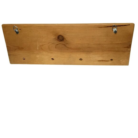 VTG Custom Wood Wall Hook Rack “MICHAEL” Plaque Kid’s Room Personalized Gift VBC - Picture 3 of 3